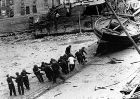 Boat builders at St Monans